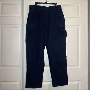 5.11 Tactical Series TDU Ripstop Blue Cargo Work Pants Style 74003 Navy Sz Large